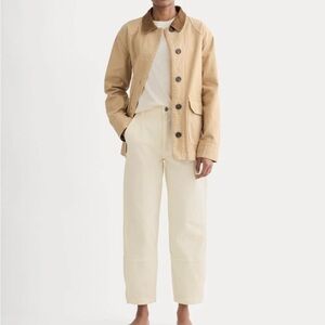 Everlane Size 6 Utility Barrel Pant in Bone